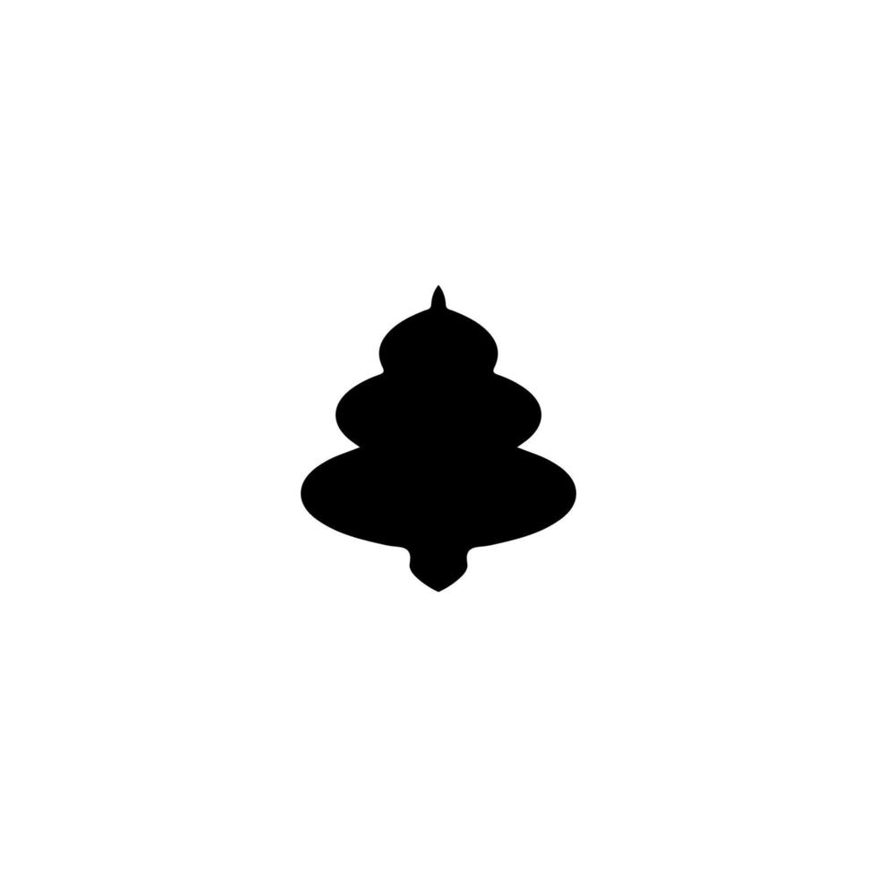Tree icon. Simple style Global Warming poster background symbol. Tree brand logo design element. Tree t-shirt printing. Vector for sticker.