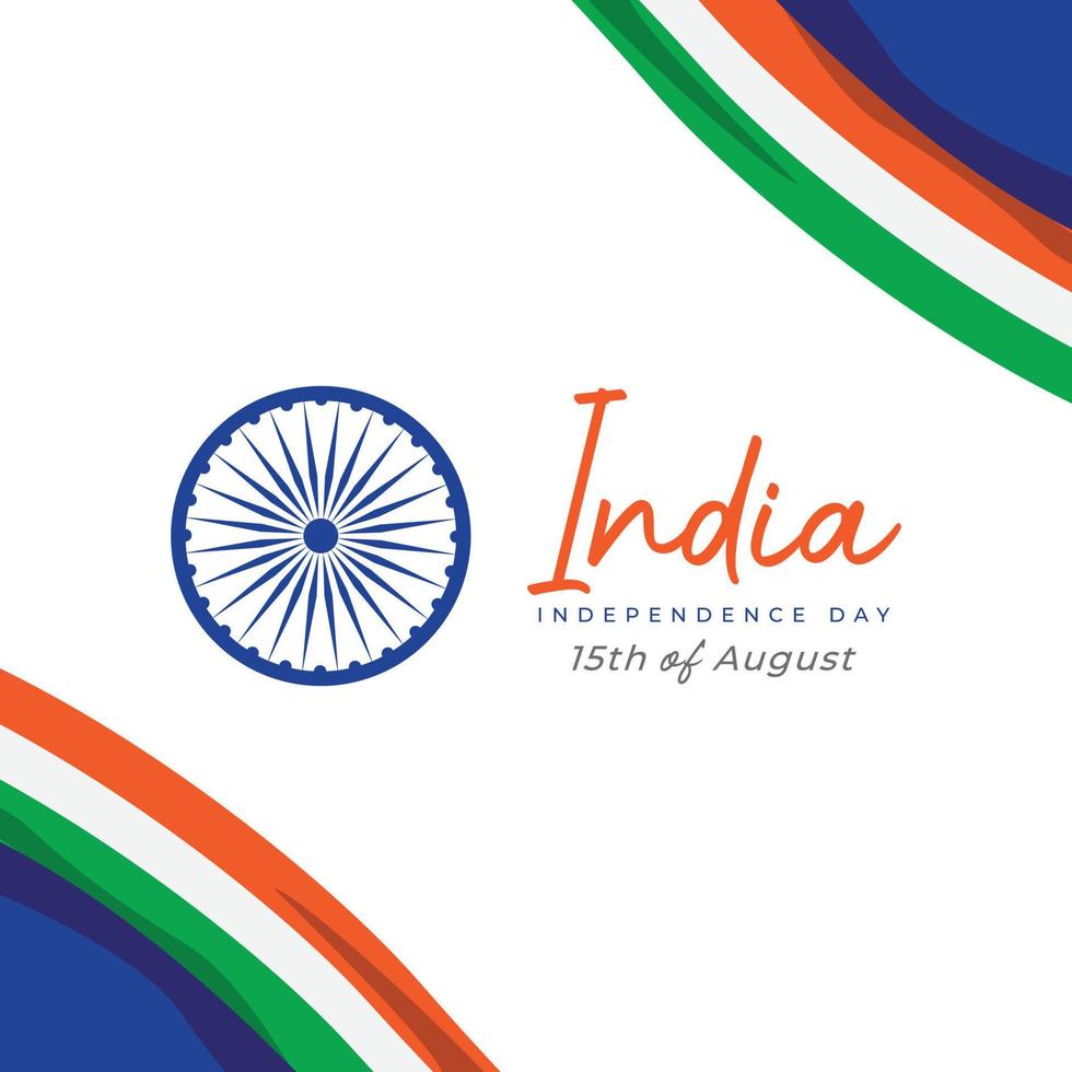 India independence day banner design template vector