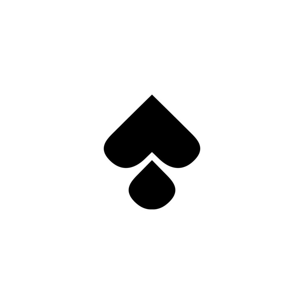 Gambling heart icon. Simple style online gambling poster background symbol. Gambling heart logo design element. Gambling heart t-shirt printing. Vector for sticker.