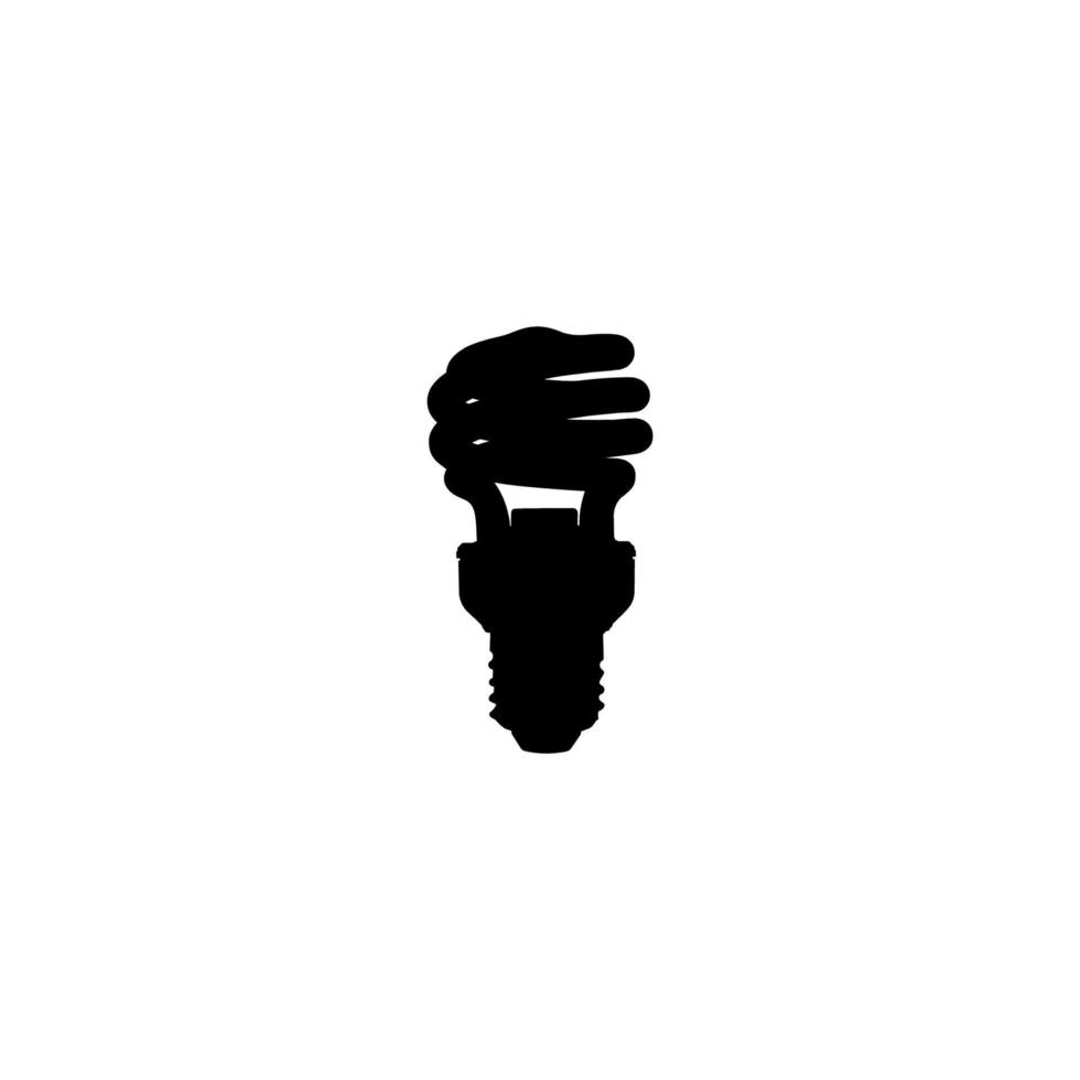 Bulb icon. Simple style creative idea challenge poster background symbol. Bulb brand logo design element. Bulb t-shirt printing. Vector for sticker.