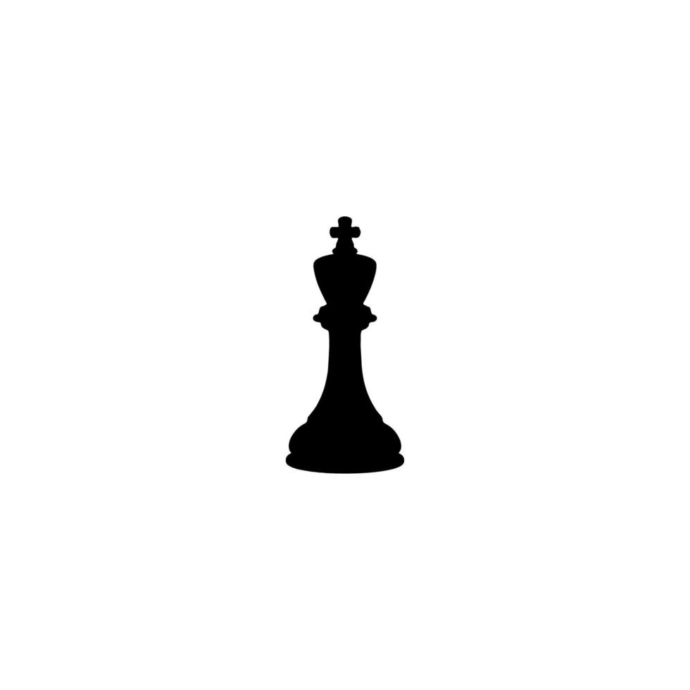 icono de ajedrez. símbolo de fondo de cartel de torneo de ajedrez de estilo simple. elemento de diseño del logo de la marca de ajedrez. impresión de camisetas de ajedrez. vector para pegatina.