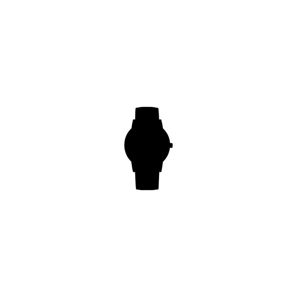 Wrist-watch icon. Simple style wrist-watch big sale poster background symbol. Wrist-watch brand logo design element. Wrist-watch t-shirt printing. Vector for sticker.