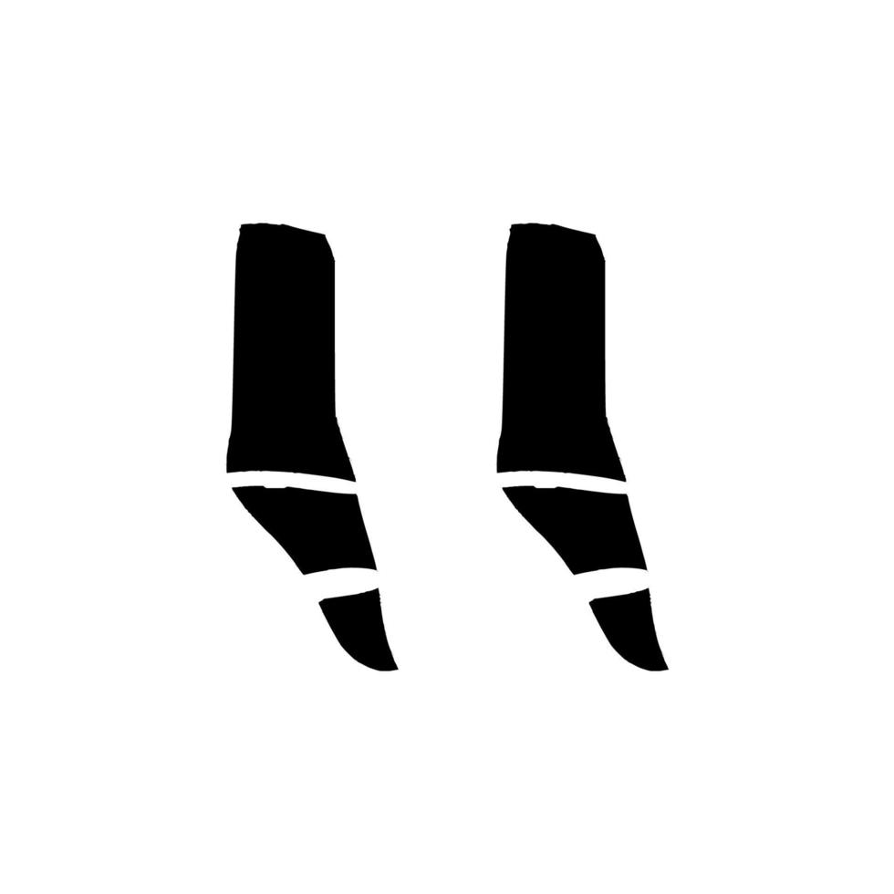 icono de la pierna de ballet. símbolo de fondo de cartel de curso de ballet de estilo simple. elemento de diseño del logotipo de la marca de la pierna de ballet. impresión de camiseta de pierna de ballet. vector para pegatina.