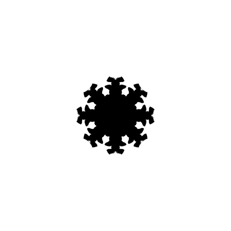 Snow icon. Simple style Christmas holiday poster background symbol. Snow brand logo design element. T-shirt printing. Vector for sticker.