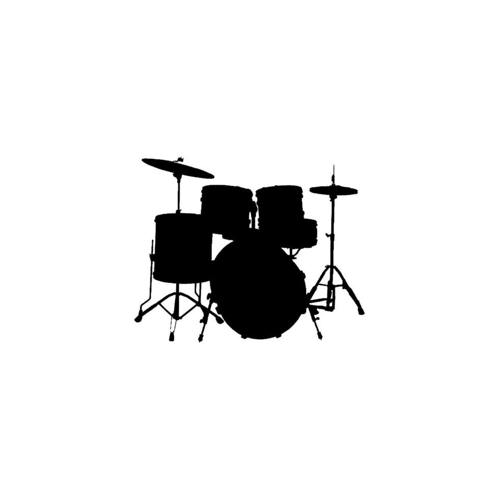 Drum icon. Simple style music festival ticket poster background symbol. Drum brand logo design element. Drum t-shirt printing. vector for sticker.