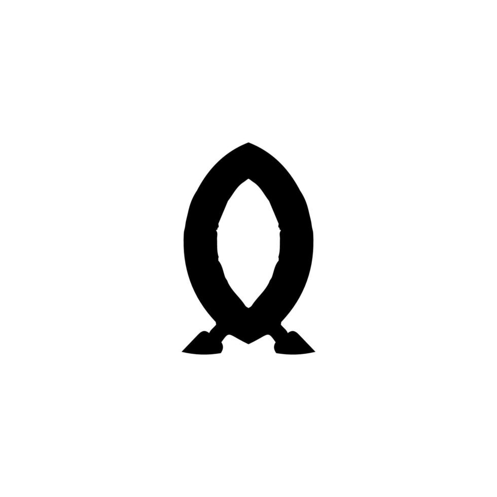 icono de cohete. símbolo de fondo de cartel de ciencia espacial de estilo simple. elemento de diseño del logotipo de la marca. impresión de camisetas de cohetes. vector para pegatina.
