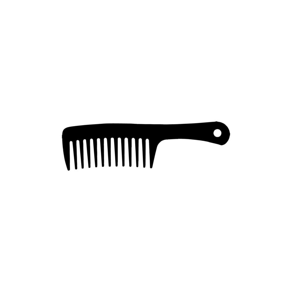 Comb icon. Simple style barber big sale poster background symbol. Comb brand logo design element. Comb t-shirt printing. Vector for sticker.