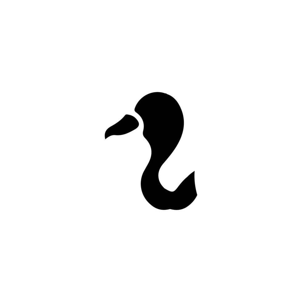 icono de pato del lago. símbolo de fondo de cartel de viaje de naturaleza de estilo simple. elemento de diseño del logo del pato del lago. impresión de camiseta de pato del lago. vector para pegatina.