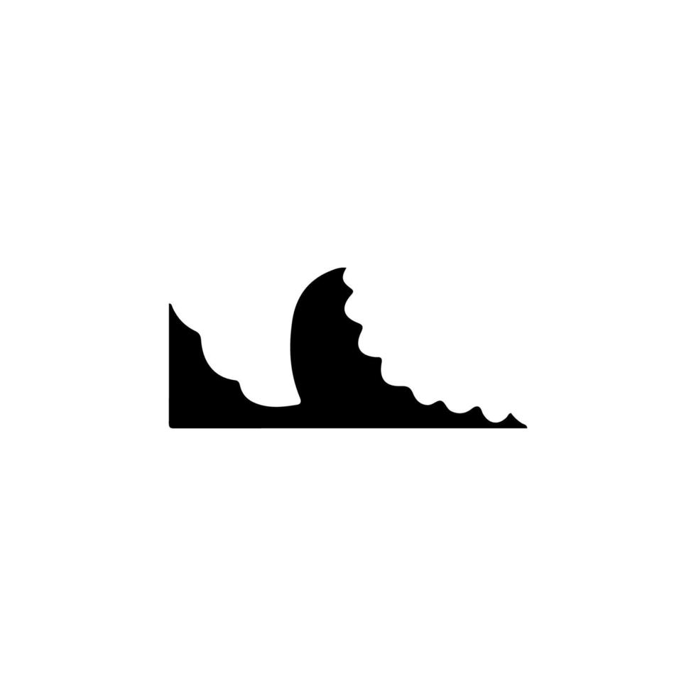icono de onda símbolo de fondo de póster de gran venta de tienda de pescado de estilo simple. elemento de diseño del logotipo de la marca wave. impresión de camisetas de olas. vector para pegatina.