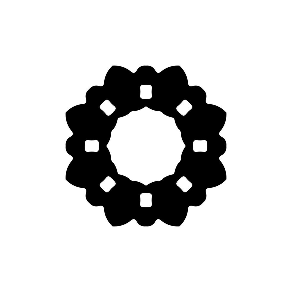 Flower icon. Simple style Flower shop poster background symbol. Flower brand logo design element. Flower t-shirt printing. Vector for sticker.
