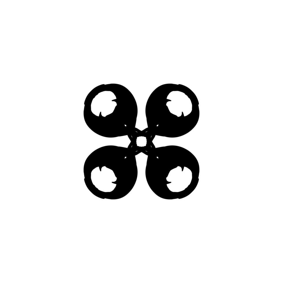 Drone icon. Simple style drone cargo poster background symbol. Drone brand logo design element. Drone t-shirt printing. Vector for sticker.