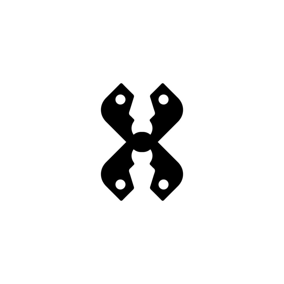 X icon icon. Simple style big sale poster background symbol. Remove button. X brand logo design element. X t-shirt printing. Vector for sticker.