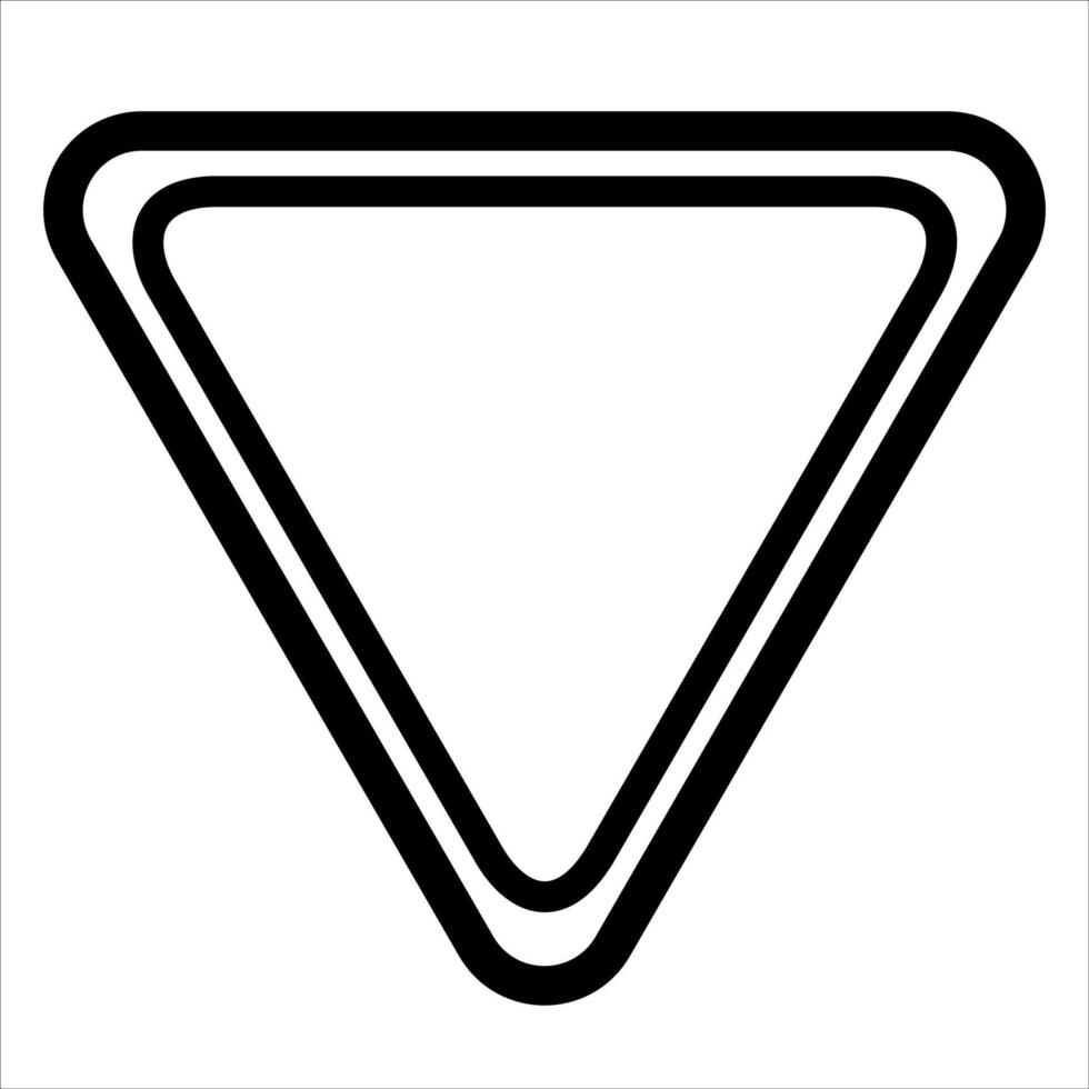 Classic billiard triangle element simple line style vector