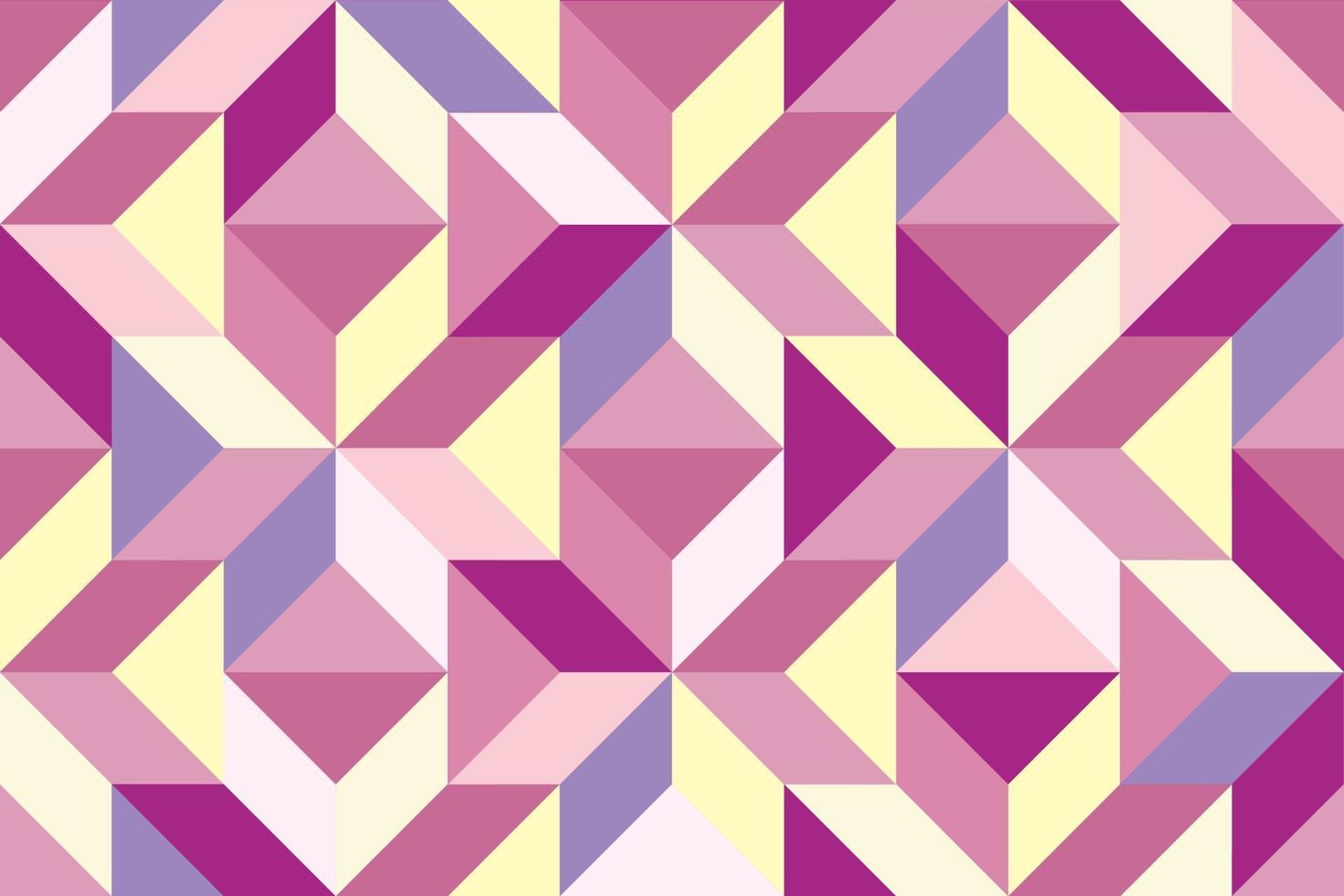 patrón sin costuras de mosaico geométrico abstracto. elegante adorno multicolor de formas geométricas vector