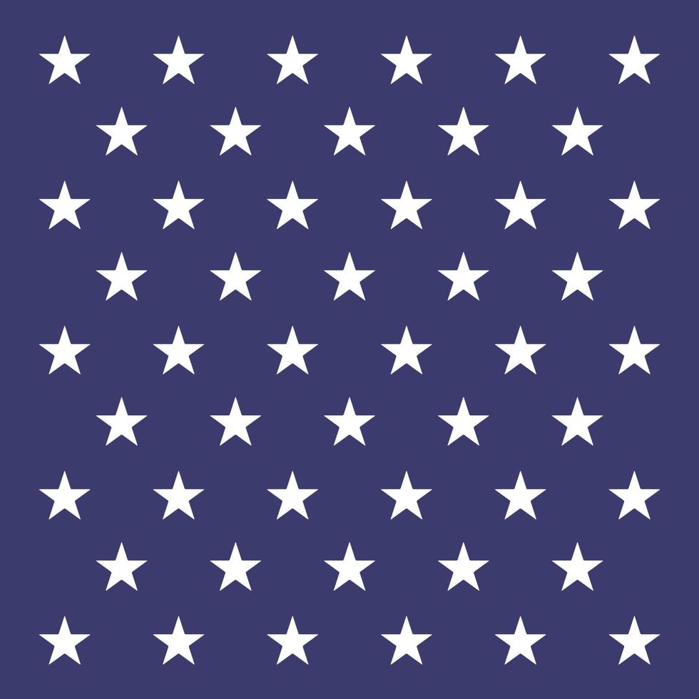 White American flag stars over blue background vector