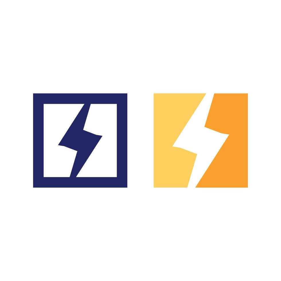 Flash Electric Logo Vector icon set illustration design template. Bolt Energy Icon.electric logo flash vector bolt