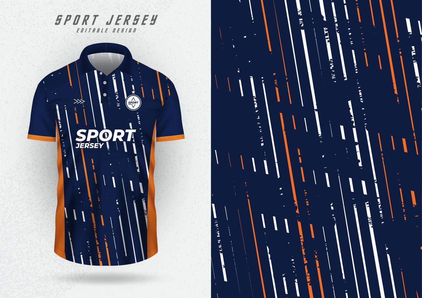 mockup background for sports jersey soccer running racing stripes navy blue vector