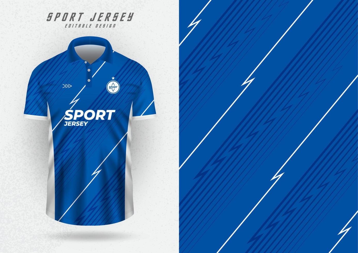 fondo de maqueta para camiseta deportiva fútbol corriendo carreras rayas azules vector