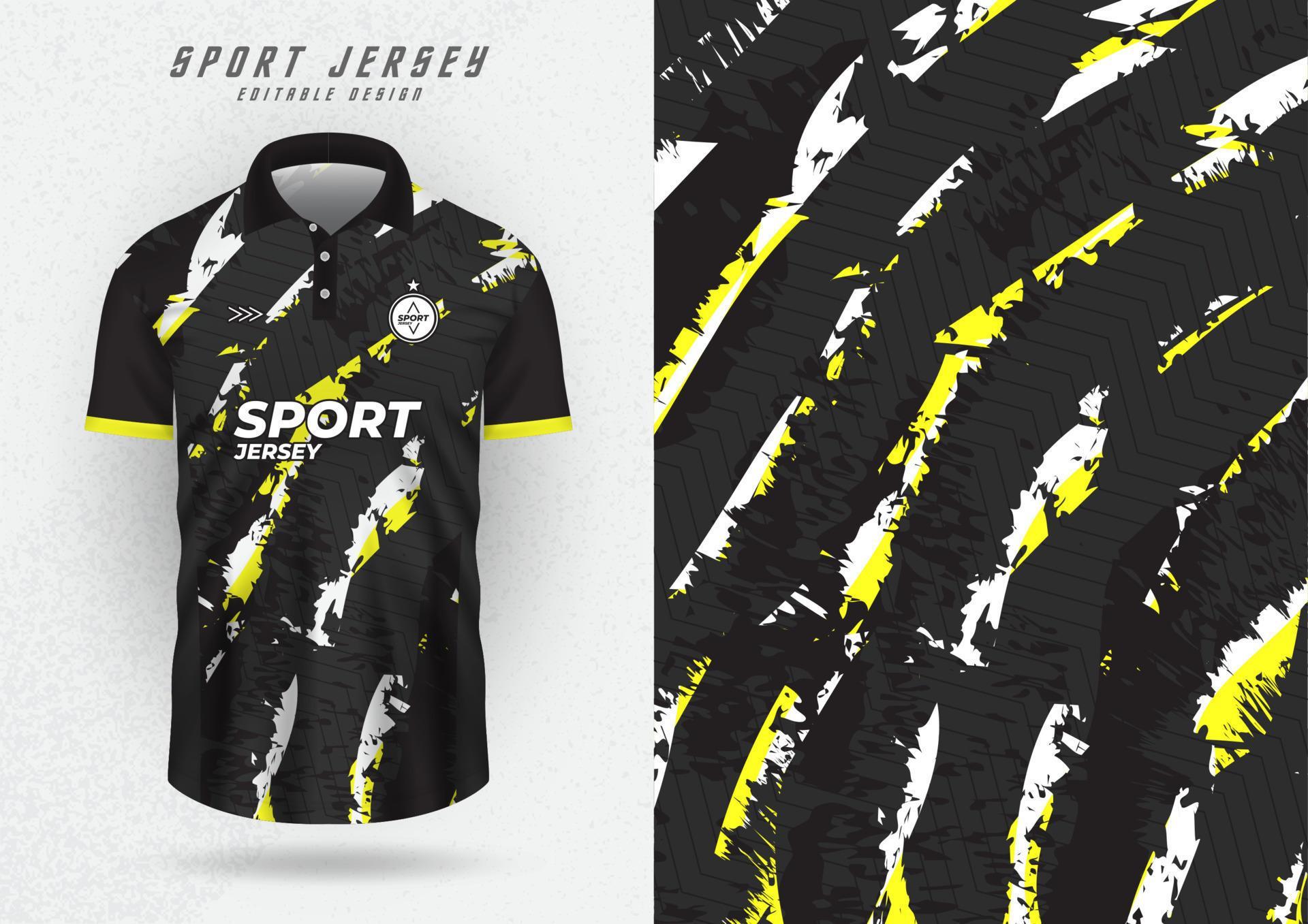 mockup background for sports jersey soccer running racing black and