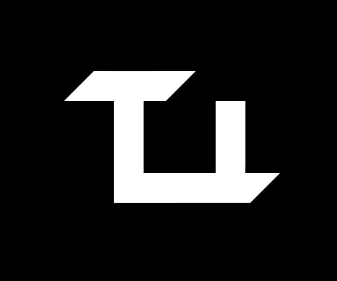 TL lettering logo is simple. TL letter logo design . TL Logo Icon vector