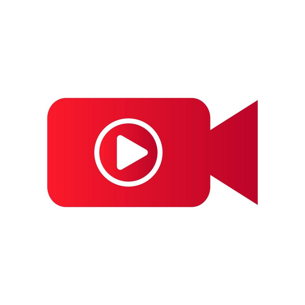 Live stream symbol, icon with play button. Emblem for broadcasting, online tv, sport, news and radio streaming vector