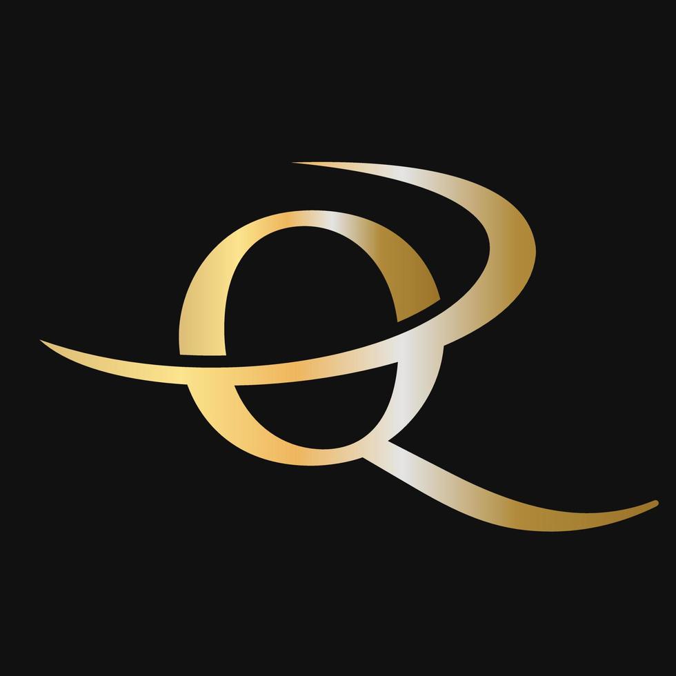 diseño de icono de vector de plantilla de logotipo q inicial