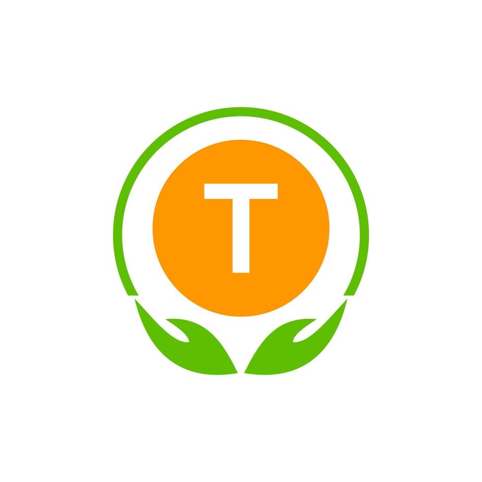 Letter T Healthcare Logo Medical Pharmacy Symbol. Health, Charity Logo Template vector