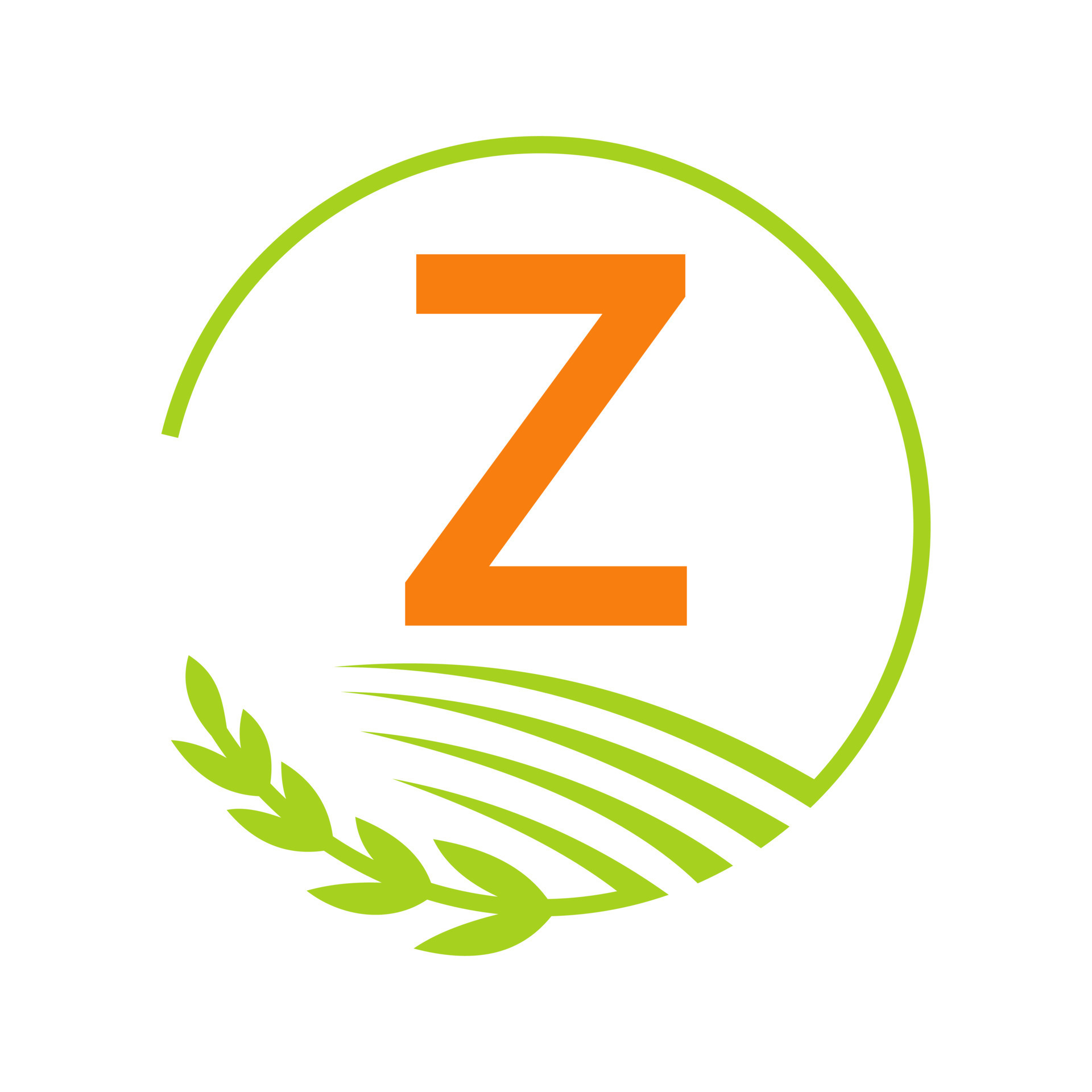 Agriculture Logo Letter Z Concept 17639757 Vector Art at Vecteezy