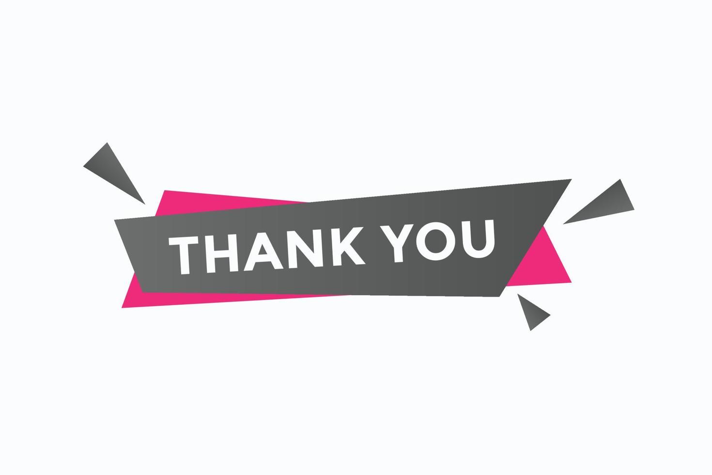 thank you button vectors.sign label speech bubble thank you vector