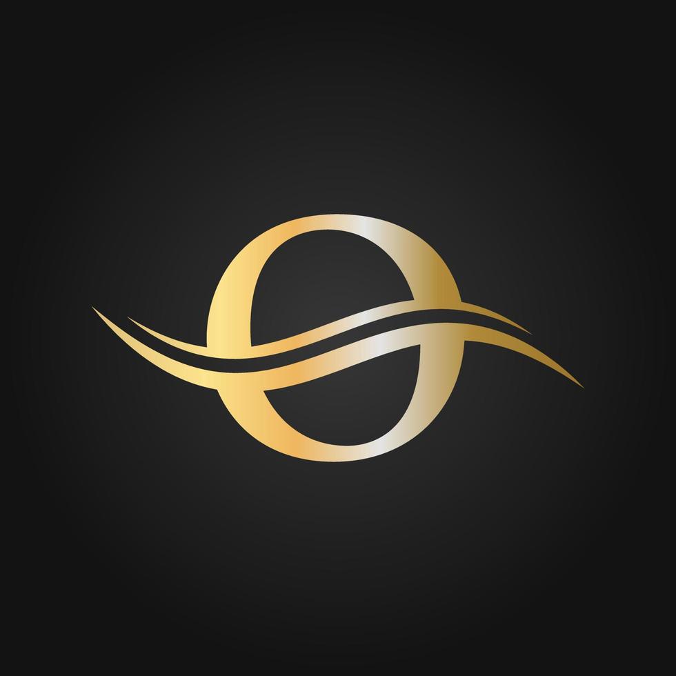Initial letter O logo business typography vector template