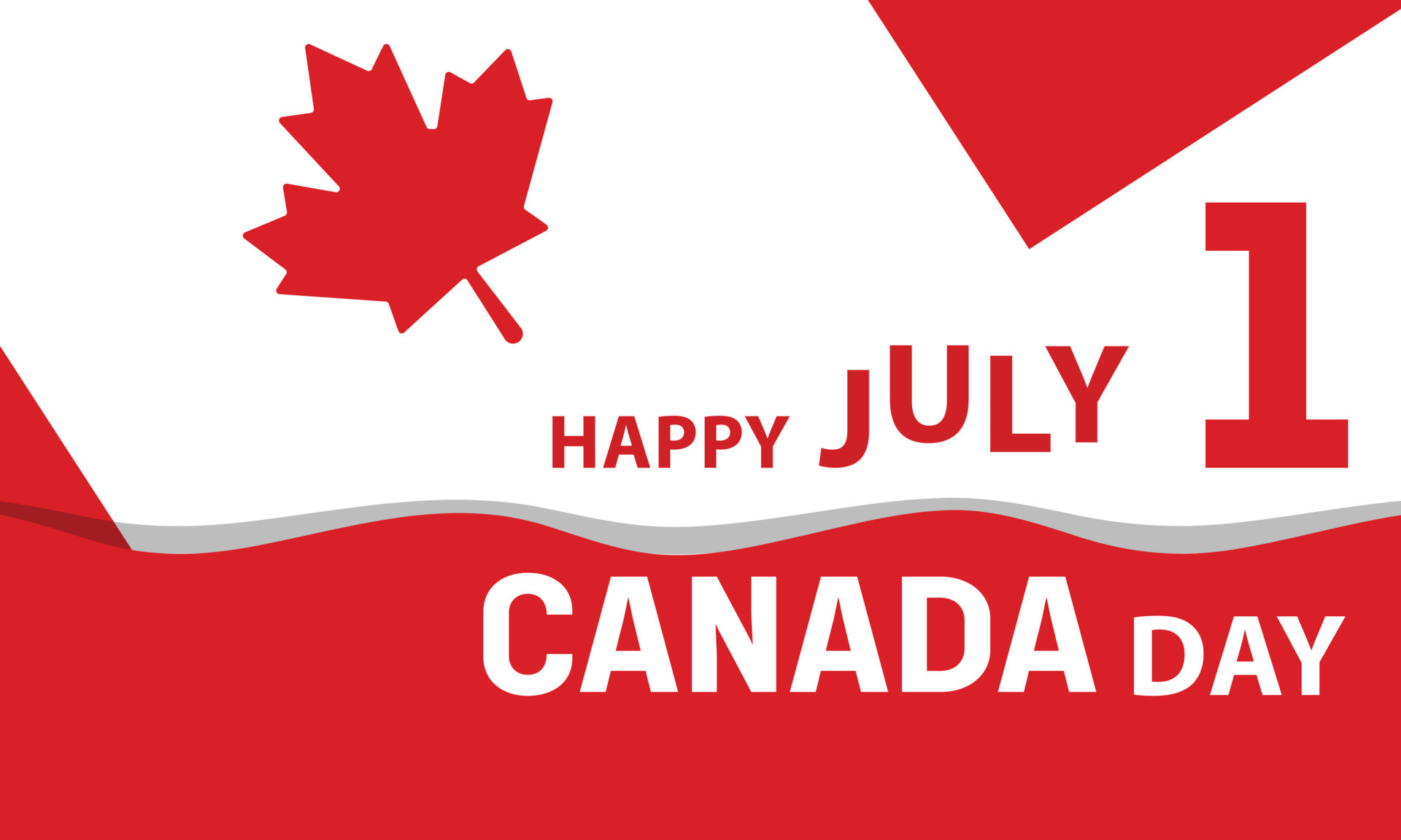 Happy Canada Day Patriotic background wallpaper 17640167 Vector Art at