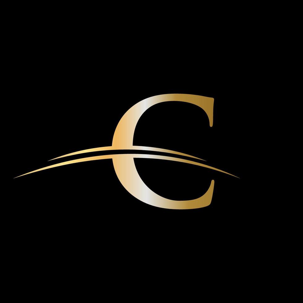 letter C Logo Design Luxury Template vector