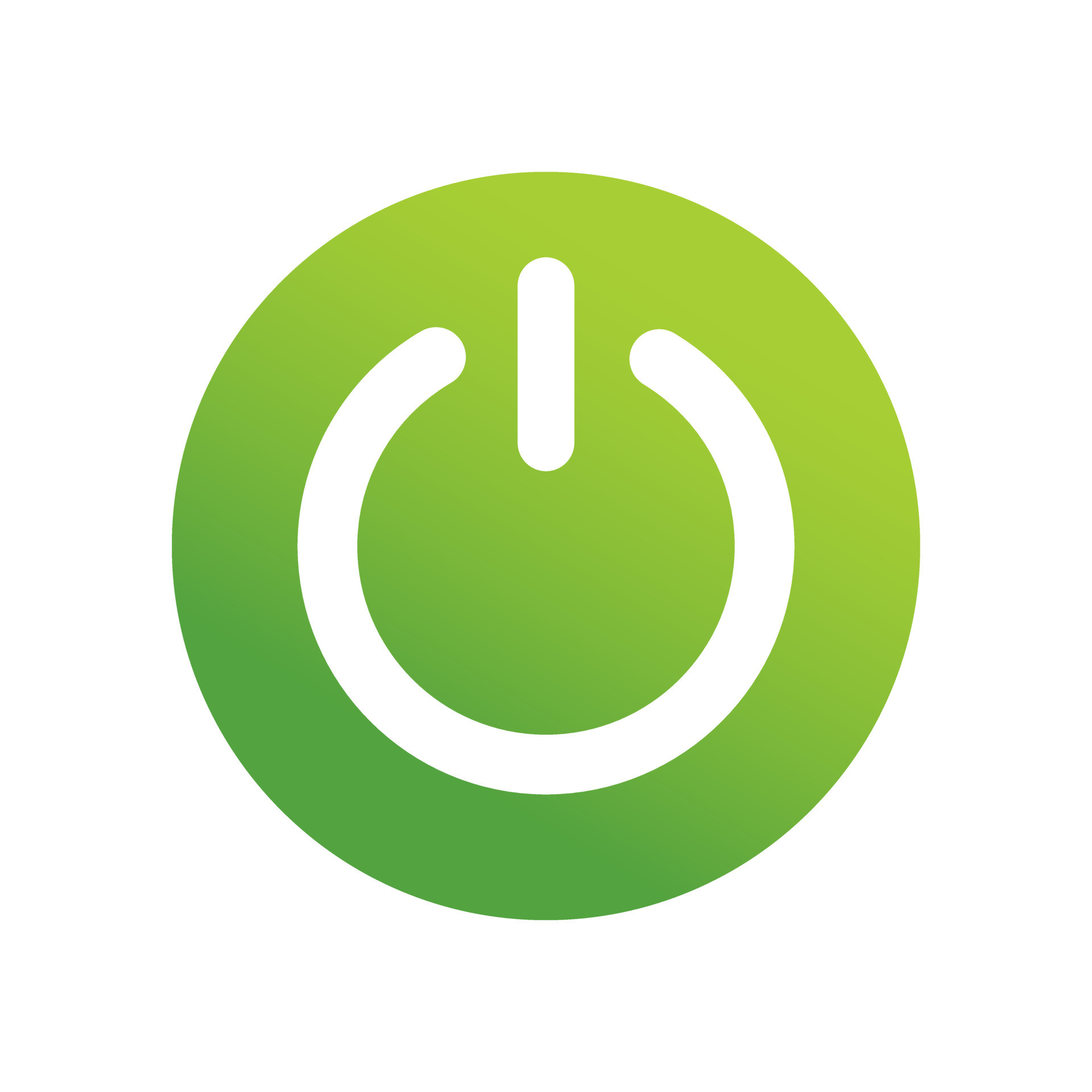 Power Icon Vector. Green Color Power Switch Symbol Vector Sign 17640209