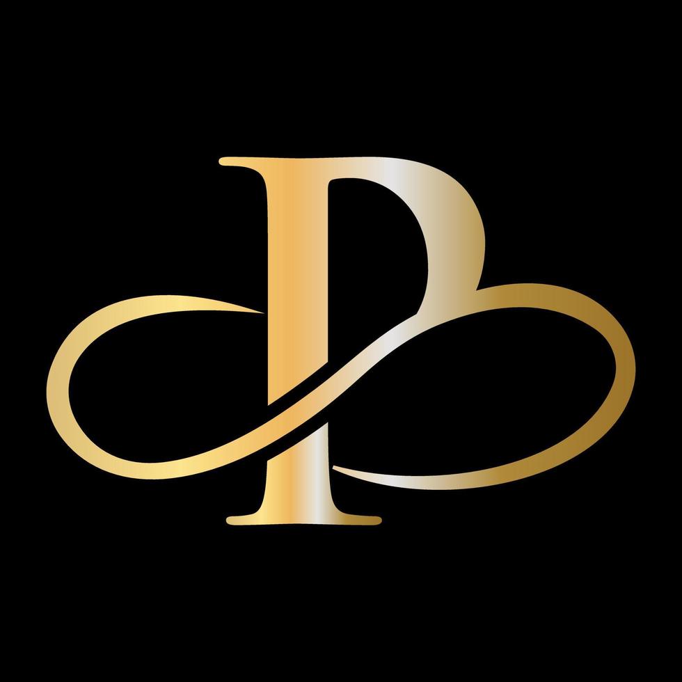 Beauty Letter P Logo Design Creative Modern Typography Vector Template