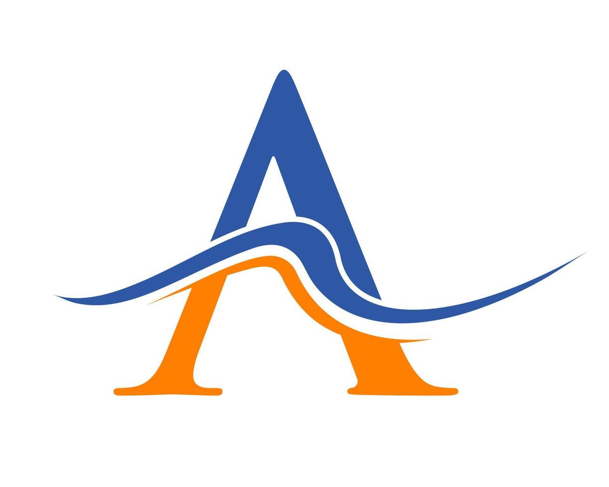 Initial Letter A Logo Design. Monogram and Creative Alphabet Logotype Vector Template