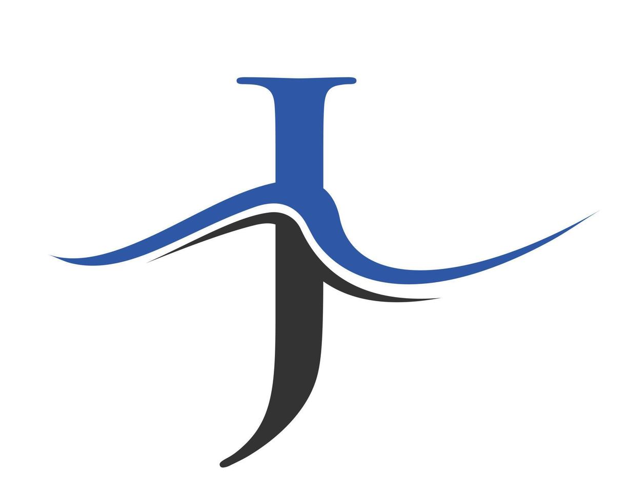 Initial Letter J Logo Design. Monogram and Creative Alphabet Logotype Vector Template