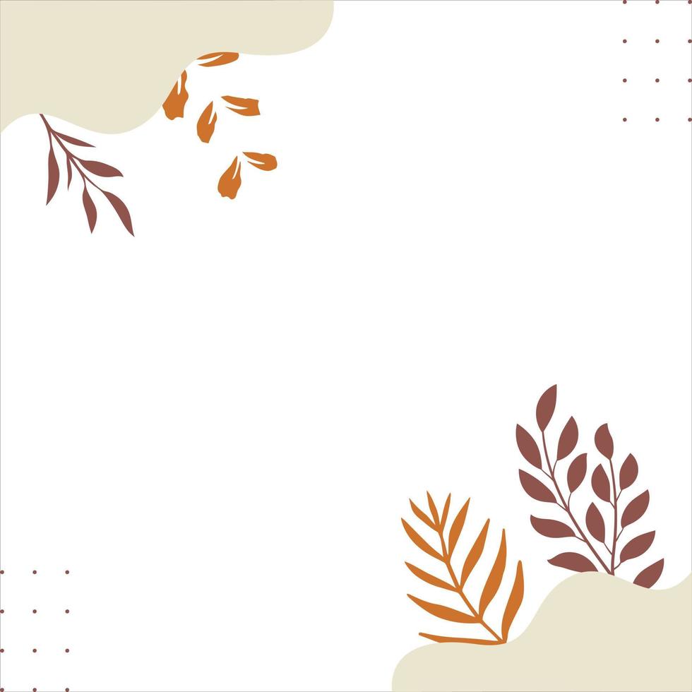 Abstract leaves background vector