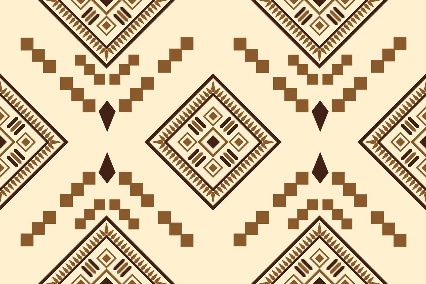 Ethnic fabric pattern geometric style. Sarong Aztec Ethnic oriental pattern traditional orange background. Abstract,vector,illustration. use for texture,clothing,wrapping,decoration,carpet. vector