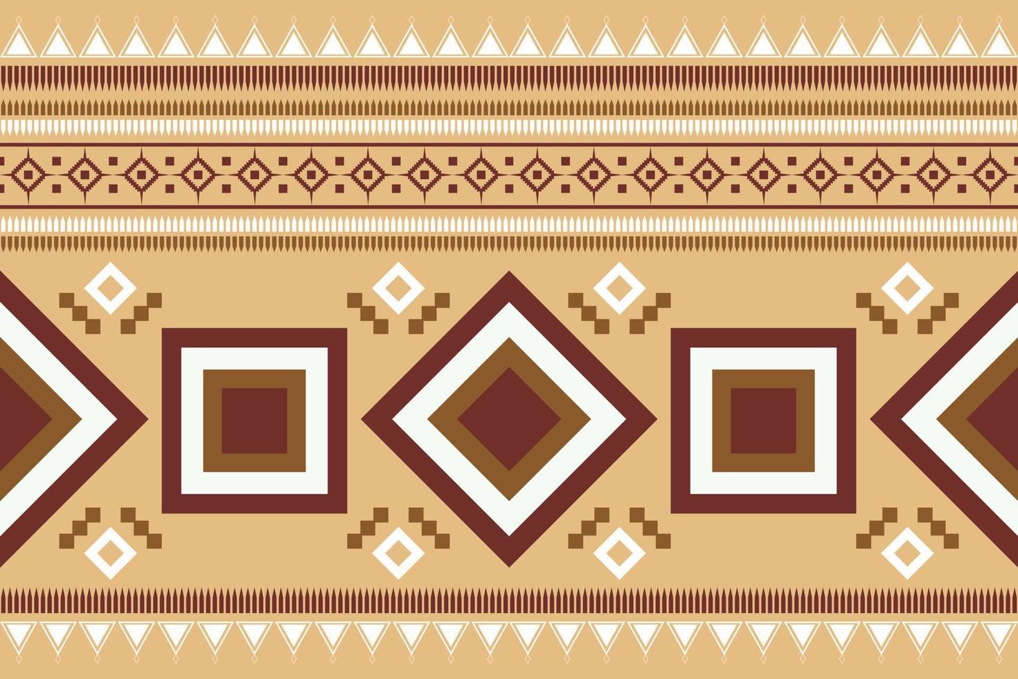 patrón de tejido étnico estilo geométrico. sarong azteca étnico oriental patrón tradicional fondo naranja. resumen, vector, ilustración. uso para textura, ropa, envoltura, decoración, alfombra. vector