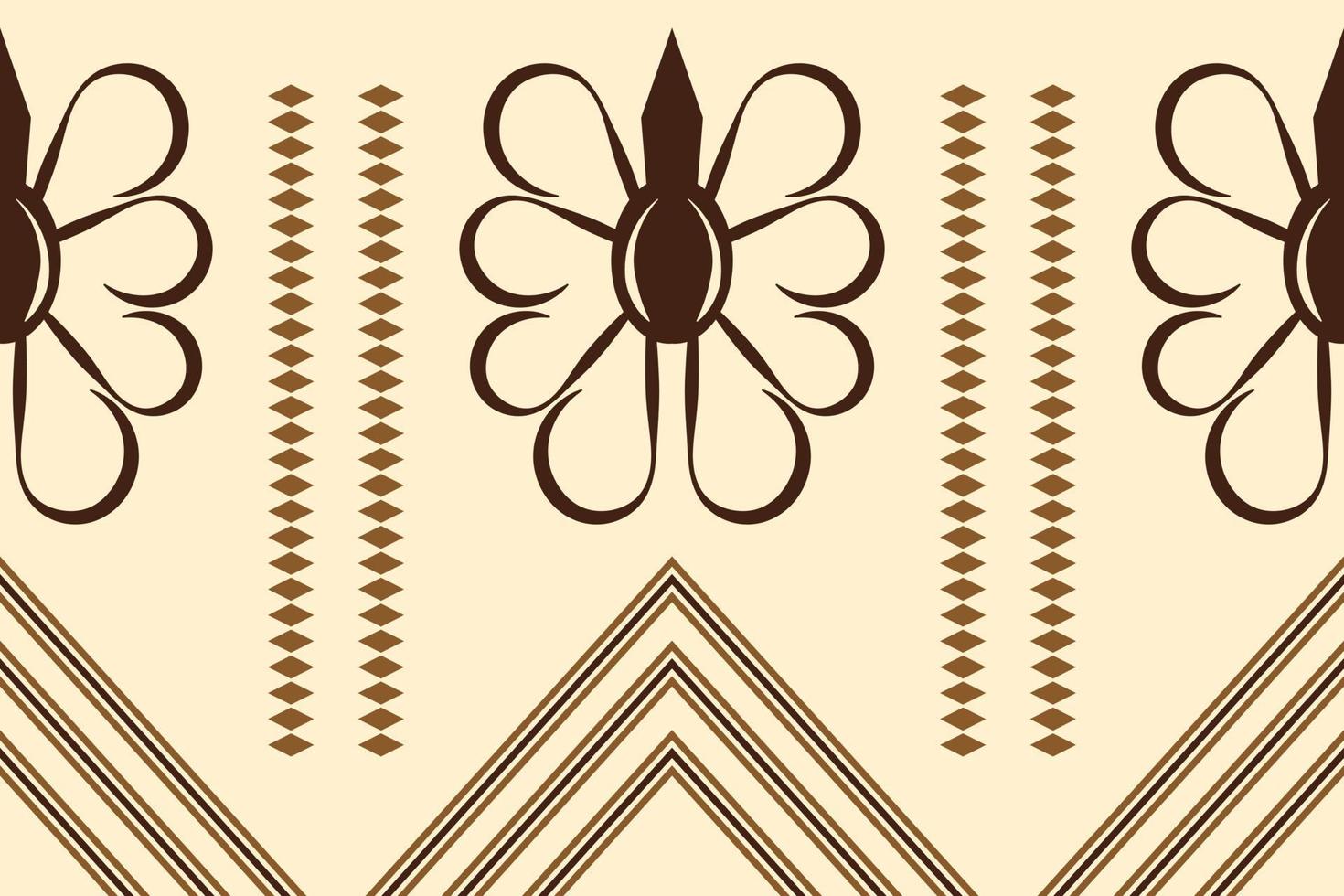 Ethnic fabric pattern geometric style. Sarong Aztec Ethnic oriental pattern traditional orange background. Abstract,vector,illustration. use for texture,clothing,wrapping,decoration,carpet. vector