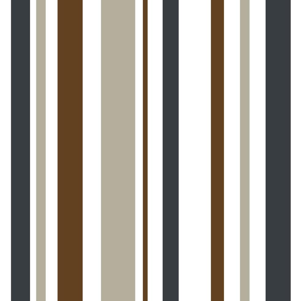 Seamless vector white colorful background fabric pattern stripe unbalance stripe patterns cute vertical blue brown gray pastel color tone stripes different size symmetric.