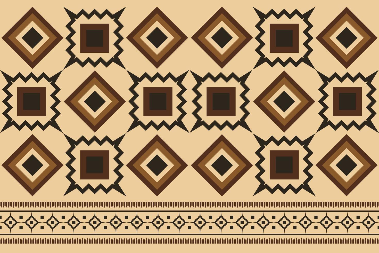 Ethnic fabric pattern geometric style. Sarong Aztec Ethnic oriental pattern traditional orange background. Abstract,vector,illustration. use for texture,clothing,wrapping,decoration,carpet. vector