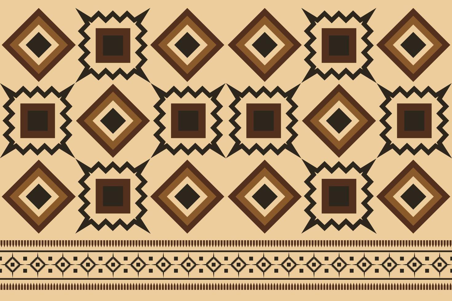 Ethnic fabric pattern geometric style. Sarong Aztec Ethnic oriental pattern traditional orange background. Abstract,vector,illustration. use for texture,clothing,wrapping,decoration,carpet. vector