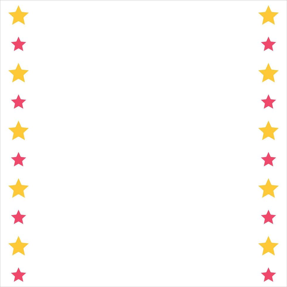 Stars template design vector