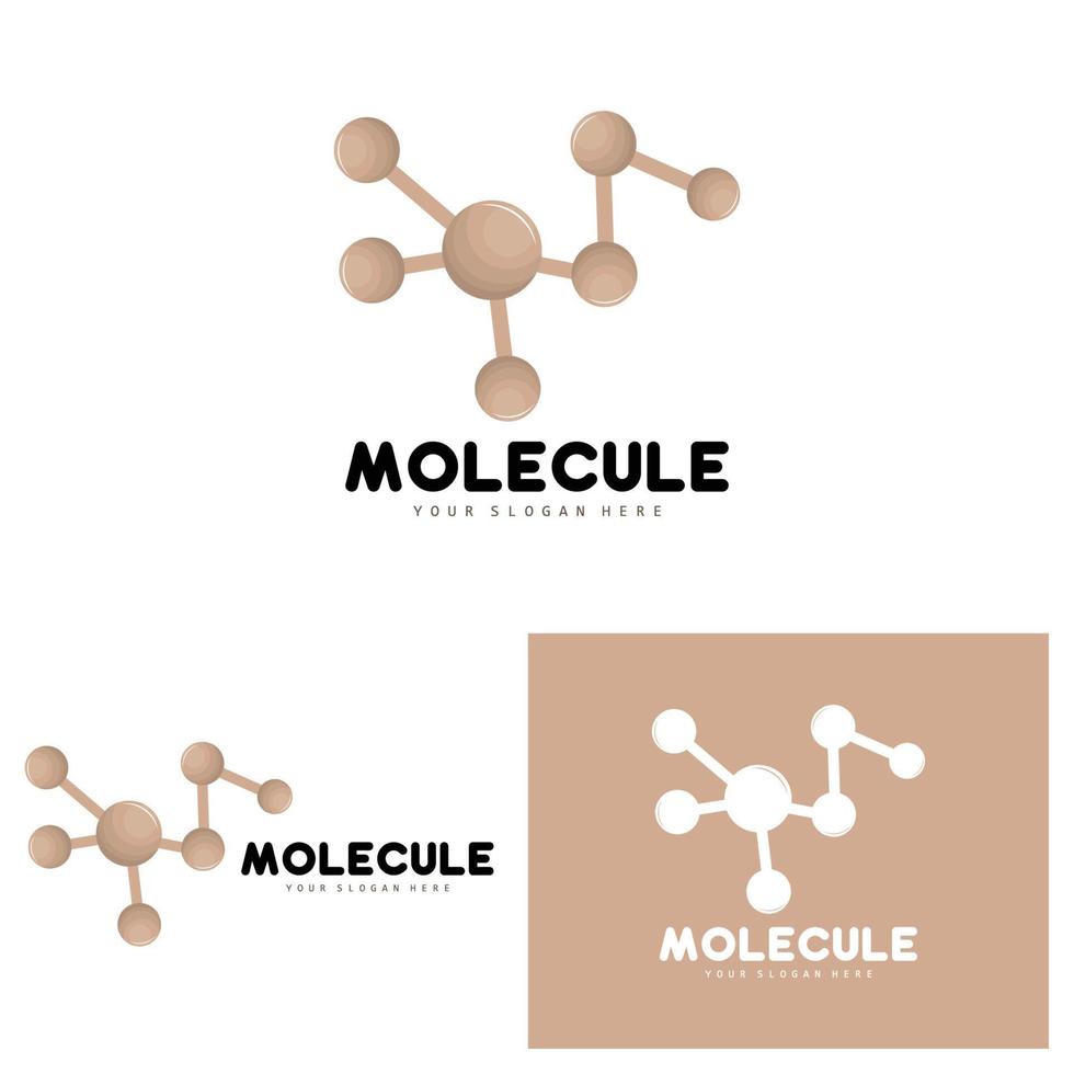 Neuron Logo, Molecule Logo Design, Vector AND, Template Illustration