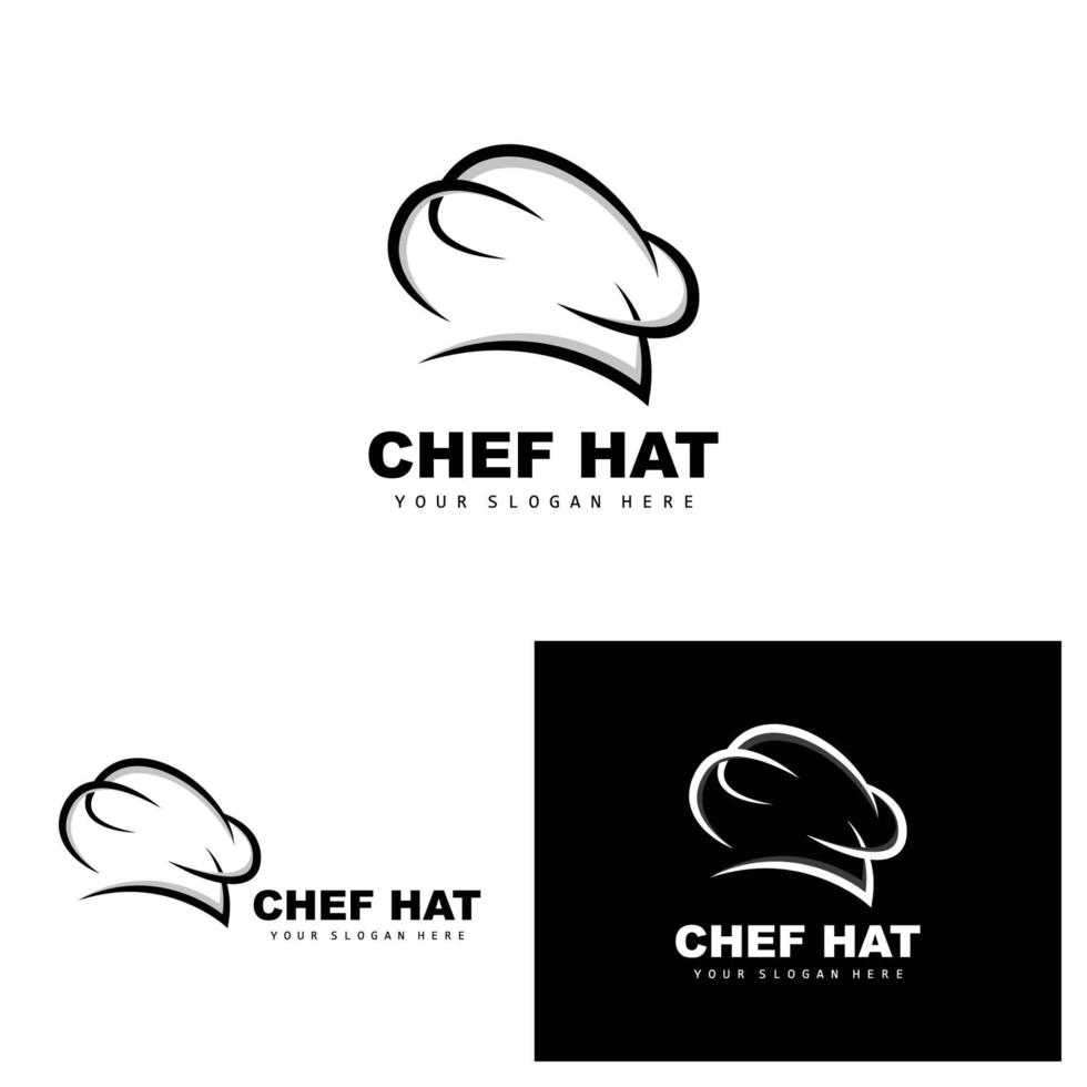 Chef Hat Logo, Restaurant Chef Vector, Design For Restaurant, Catering, Deli, Bakery vector