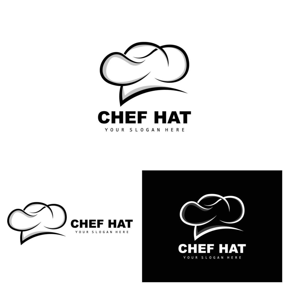 Chef Hat Logo, Restaurant Chef Vector, Design For Restaurant, Catering, Deli, Bakery vector