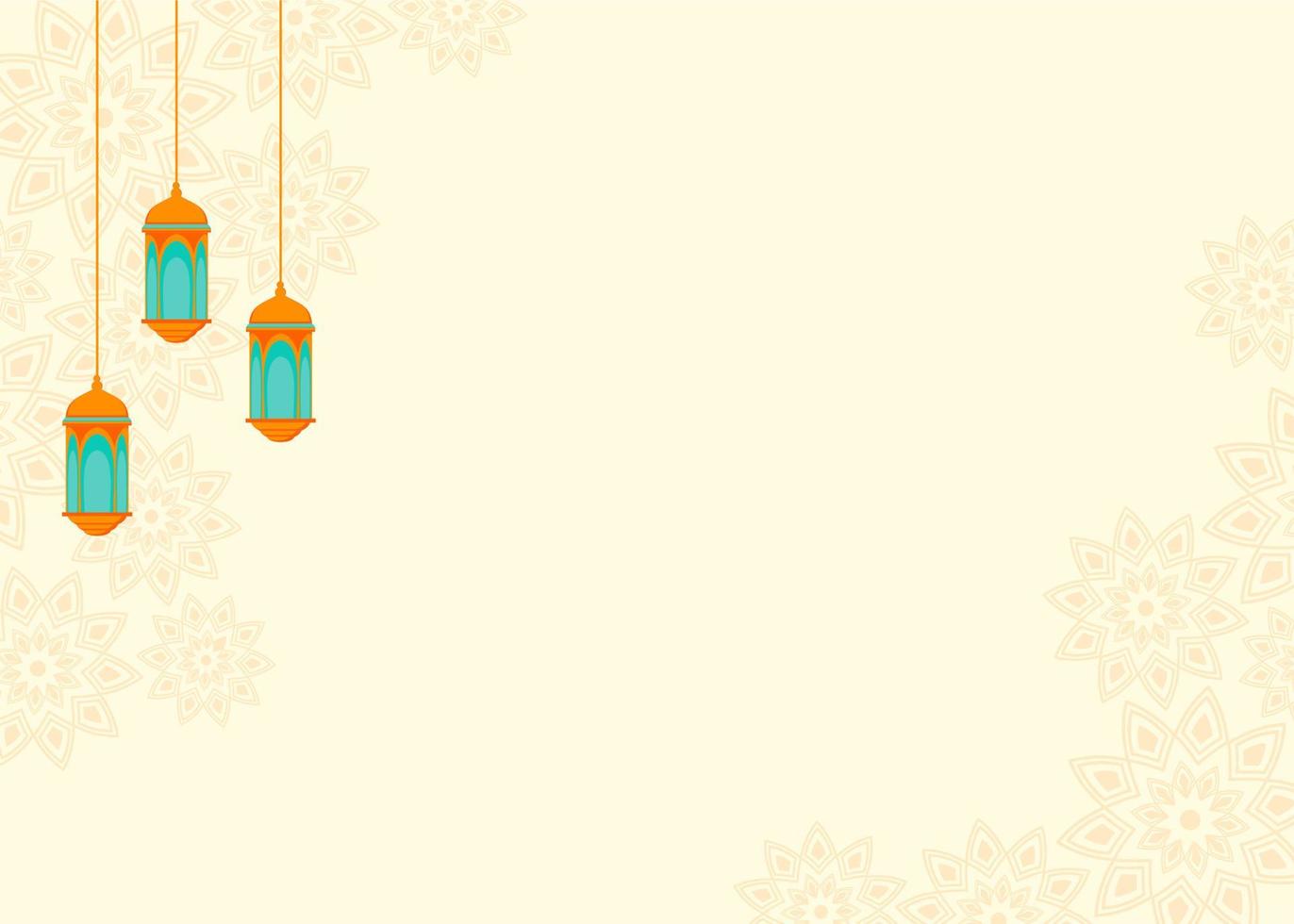background design with islamic and ramadan theme vector