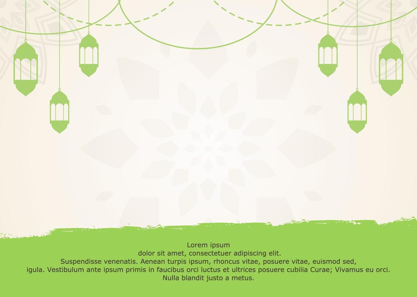 background design with islamic and ramadan theme vector