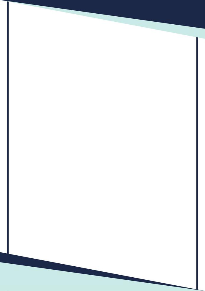 Blue, light blue and white color. Suitable for social media post and web internet ads. Template layout. Frame, boarder for text, picture, advertisement. Empty space. Business template. Vertical blank. vector